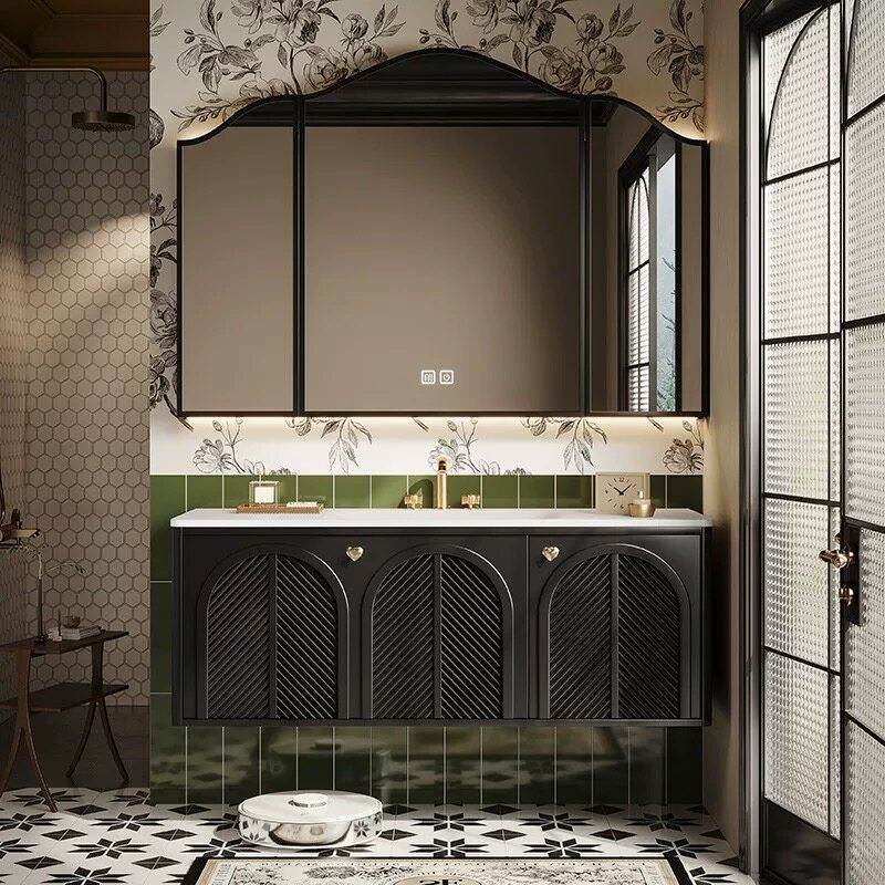 Home Bathroom Vanity Combo - Eşsiz, Su Geçirmez Banyo Ayna Dolabı,