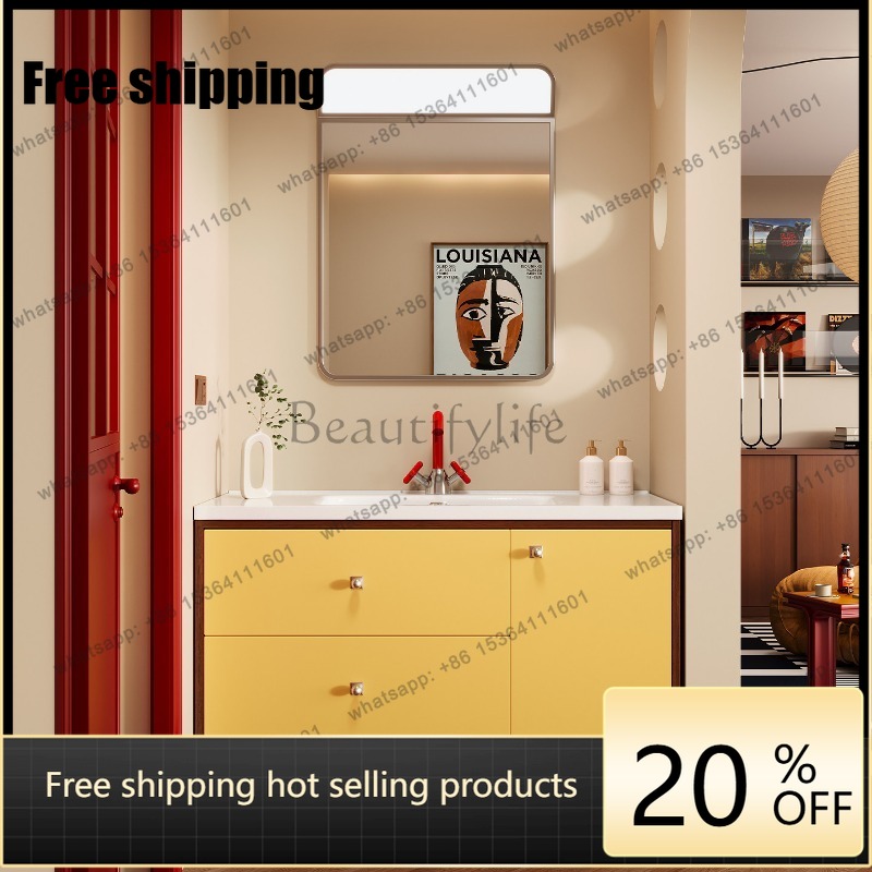 Home Bathroom Vanity Combo - LJY Lavabo Duvar Banyo Dolabı Aletleri