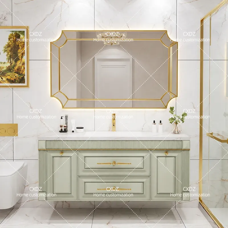 Amerikan Meşe Taş Levha, Aynal - Home Bathroom Vanity Combo incelemesi ve fiyatı