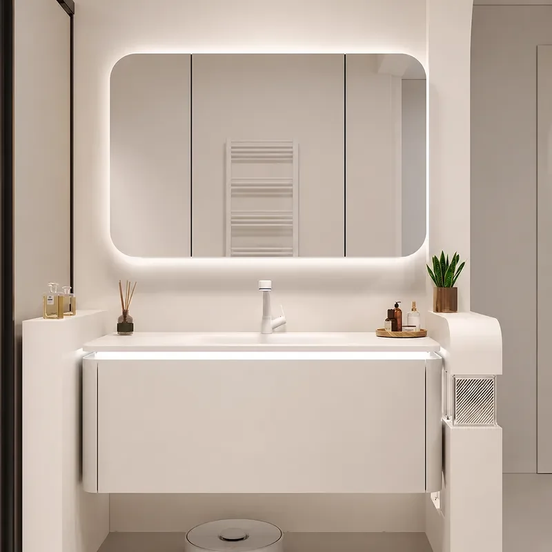 Seramik Entegre Lavabolu Banyo - Home Bathroom Vanity Combo incelemesi ve fiyatı